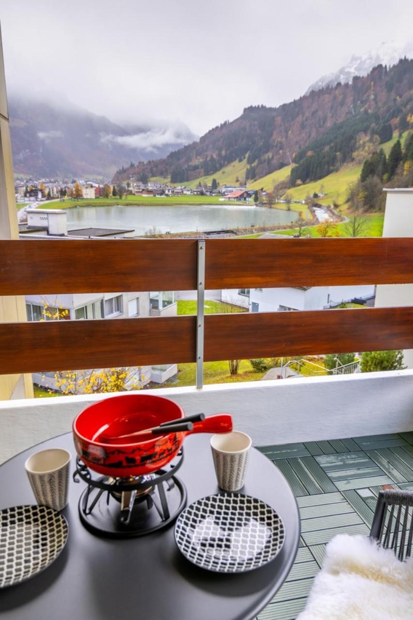 Wunderstay Alpine 303 New Studio With Lake & Mountain View Engelberg Exteriör bild